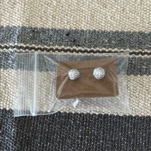 Silver Stud Earrings NWTs